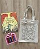 Little Canvas DIY Colouring Little Dinosaur Tote Bag