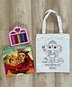 Little Canvas DIY Colouring Lord Ganesha Tote Bag