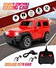 Toysire Remote Controlled Racing Car for Kids with Light High Speed Toy Vehicle Motor RC Chargeable Remote Control Cars for Boys and Girls(Red)