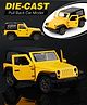 Toysire Thar Metal Alloy Pull Back Car Diecast Electronic Toys with Openable Doors Toys for Kids(Yellow)