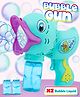 Toysire Cute Duck Summer Bubble Gun Machine for Kids Toddlers Bubbles Per Minute Leak-Proof, Automatic Bubble Blower with Inside Lights Effects(Green)