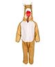 RAJ FANCY DRESSES Full Sleeves Horse Animal Theme Costume Dress - Brown & White