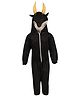 RAJ FANCY DRESSES Full Sleeves Buffalo Animal Theme Costume Dress -Black