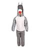 RAJ FANCY DRESSES Full Sleeves Donkey Animal Theme Costume Dress - Grey & White