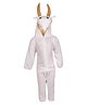 RAJ FANCY DRESSES Full Sleeves Goat Animal Theme Costume Dress - White