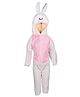 RAJ FANCY DRESSES Full Sleeves Rabbit Animal Theme Costume Dress - Pink & White