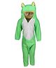 RAJ FANCY DRESSES Full Sleeves Frog Animal Theme Costume Dress - Green & White
