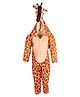 RAJ FANCY DRESSES Full Sleeves Giraffe Animal Theme Costume Dress - Brown