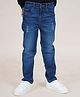 Kiddopanti Denim Solid Jeans - Dark Blue