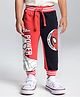 Babyhug Marvel Full Length Cut & Sew Lounge Pant with Spider Man Graphics - Red & Black