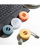 COZY VIBES USB Cable Management Retractable Cord Organizer 2-in-1 Cord Management Case Mobile Phone Holder, Cable Protector Wire Winder for USB Cable-PACK OF 1-COLOR MAY VARY