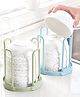 COZY VIBES Dinnerware Bowl Plate Holder Plastic Drain Rack Dish Storage Display Stand Drying Shelf Tableware Drainer Rack Kitchen Organizer-PACK OF 1-COLOR MAY VARY