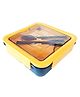 COZY VIBES Lunch Box with Spoon and Fork 1100 ml Square Container Airtight Leakproof Unbreakable Storage Container, Portable-PACK OF 1-COLOR MAY VARY