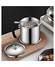 COZY VIBES Oil Strainer Pot Grease Can - Stainless Steel Cooking Grease Container,Reuse Oil Storage Can Container-PACK OF 1-COLOR MAY VARY