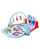 Babyhug Premium Disney Mickey & Friends Musical Baby Play Gym|Piano, Lights, Rattles & Tummy Time Mat | Fitness Rack with Hanging Rattles Interactive Learning Keyboard Piano| BIS Certified