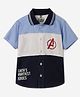 The Souled Store Marvel Avengers Featuring Half Sleeves Characters Back Printed Shirt - Multi Colour
