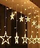 YAMAMA 12 Star 138 Led Curtain String Lights Decoration For Home Decoration Diwali Lights For Decoration For Home Led Strip Lights Fairy Lights Night Lights - Multicolor