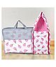 Baybee Cotton Baby Bed Cum Carry Bed, Printed Baby Sleeping Bag-Baby Bed-Infant Portable Bassinet-Nest for Co-Sleeping Baby Bedding for New Born - (Pink)