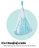 Baybee Cotton Jhula Swing Hanging cradle with Mosquito Net & Spring - Green