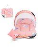Baybee Baby Bedding Set Newborn Mattress with Mosquito Net & Neck Pillow Portable Sleeping Nest - Orange