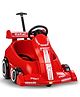 Baybee Rechargeable Electric Go Kart Battery Operated Ride on Car with Remote Controller Parent Push Handle with Music & Led Lights - Red