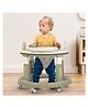 Baybee Melody Baby Walker for Kids, Round Kids Walker with 5 Adjustable Height & 360 Degree Swivel Seat | Kids Activity Walker for Baby with Musical Toy Bar - Green