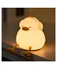 COZY VIBES lying Cute Duck night light Duck  sleep lamp animal lamp Cute Light Up duck  silicone LED Nightlight for Creative Gift- PACK OF 1 - COLOR MAY VARY