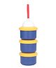 Cozy Vibes Formula Dispenser, 3 Layers Portable Stackable Baby Milk Powder Dispenser, Baby Formula Dispenser Snack Storage Container, Large Capacity Formula Container for Travel, Non Spill, Bpa Free - Pack of 1 - Color May Vary