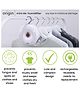 Origin De humidifiers Moisture Absorber + Mini Dehumidifier 68 Watts , 200 ml With Natural Silica Gel - White