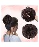 LYKAA Messy Bun Hair Piece Hair Extensions With Elastic Rubber Band, Bun Juda Hairpiece Synthetic Hair Brown-1 Pieces