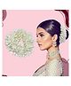 LYKAA Scented Jasmine Mogra Gajra plain white Phool Hair Accessories For Women & Girls - White- 1 Piece