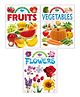 Sawan My First Board Book Series Fruits Vegetables Flowers Set of 3 - English