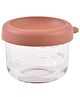 Beaba Glass Food Storage Jar 150 ml - Terracotta