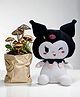 SHRI TOYS Adorable Kuromi Plush Toy Cute Cartoon Character Stuffed Doll  Soft, Cuddly Gift for Kids, Girls, and Anime Fans  Perfect for Collectors, Room Décor, or Play  Charming Kuromi (White & Black) - Height 35 cm