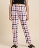 Funkrafts Cotton Woven Checked  Pajama - Pink & Blue