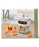 Toysire Kids Air Fryer with Play Food Toddler Chefs Pretend Play Food Toys Oven with Light & Sound and Play Food Grill Cooking