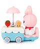 Fiddlerz Baby Candy Car Pretend Play Food Dessert and Cash Trolley Set with Music Lighting Kids Miniature Sweet Shop for Kids(Blue)