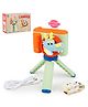 Toysire Dino Digital Camera with Tripod Stand for Kids with HD Video Filters-Frames & in-Built Games for Kids- Pink