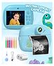Toysire Instant Digital Camera for Kids with Print Paper, Child Video Camcorder & Selfie Camera Toy 2.4 Inch Screen(Blue)