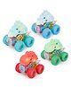 Toysire Dino Toys for 3 Year Old Boys and Toddlers Boy Toys Age 3,4,5 and Up Pull Back Toy Cars, Dinosaur Racing Cars(Pack of 4)