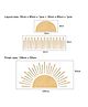 Jaamso Royals Boho Half Sun Kids Decorative Wall Sticker
