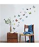JAAMSO ROYALS The Cartoon Fly butterfly colorful DIY Wall Sticker for Home Décor (30 x 60 CM)