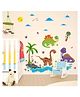 JAAMSO ROYALS Dinosaur Cartoon Animal Wall Sticker for Home Décor (60 CM X 90 CM)
