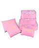 Awestuffs Set of 6 Travel Luggage Organizer Packing Cubes, Laundry Bags & Digital Pouch, Luggage Compression Pouches