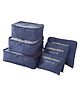 Awestuffs Set of 6 Travel Luggage Organizer Packing Cubes, Laundry Bags & Digital Pouch, Luggage Compression Pouches