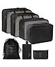Awestuffs 7 Set Packing Cubes for Travel, Travel Organizer for Suitcase, Luggage, Travel Bags for Carry on, Waterproof Travel Essential with Laundry Bag