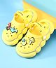Babyoye Clogs with Backstrap Closure & Dino Applique - Yellow