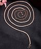 NVR Women's Rose Gold-Plated AD-Studded Kamarbandh Waist Chain - Rose Gold