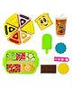 Amitasha 15 Pcs Kitchen Toys Pretend Play Food Replica Set - Multicolor