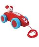 Amitasha Pull Along Wooden Cars Toddler Toy- Multicolor